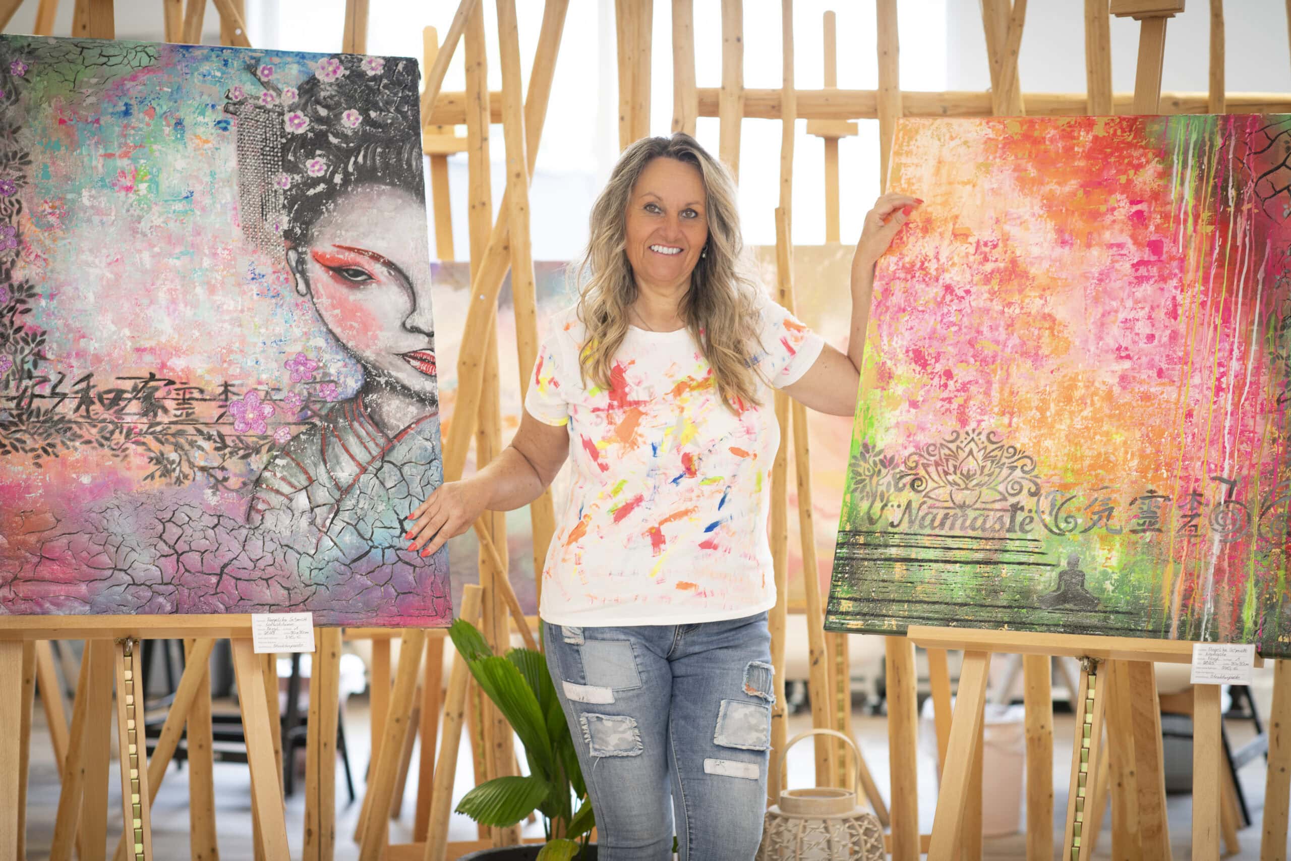 Farben, die das Herz berühren – Die wandelbare Kunst der Angelika Schmidt